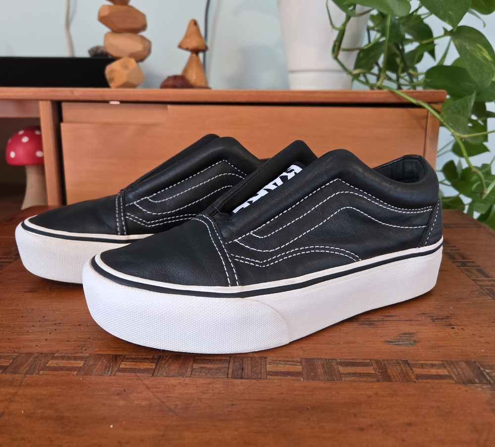 Karl Lagerfeld x Vans Old Skool Laceless Platform Women's 6.5